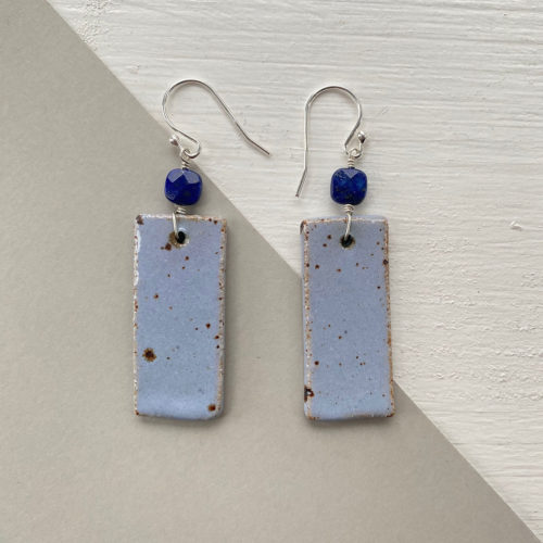 boucles d'oreilles rectangles